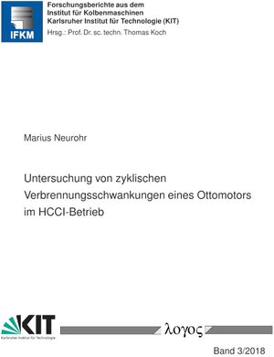 Buchcover Untersuchung von zyklischen Verbrennungsschwankungen eines Ottomotors im HCCI-Betrieb | Marius Neurohr | EAN 9783832548346 | ISBN 3-8325-4834-3 | ISBN 978-3-8325-4834-6