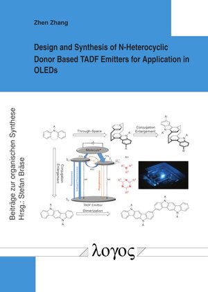 Buchcover Design and Synthesis of N-Heterocyclic Donor Based TADF Emitters for Application in OLEDs | Zhen Zhang | EAN 9783832551674 | ISBN 3-8325-5167-0 | ISBN 978-3-8325-5167-4