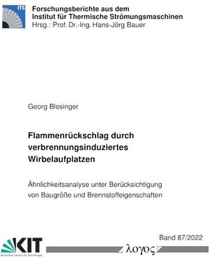 Buchcover Flammenrückschlag durch verbrennungsinduziertes Wirbelaufplatzen. | Georg Blesinger | EAN 9783832554750 | ISBN 3-8325-5475-0 | ISBN 978-3-8325-5475-0