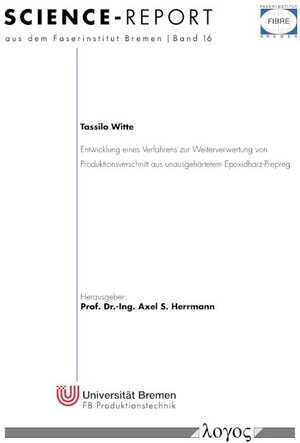 Buchcover Entwicklung eines Verfahrens zur Weiterverwertung von Produktionsverschnitt aus unausgehärtetem Epoxidharz-Prepreg | Tassilo Witte | EAN 9783832555122 | ISBN 3-8325-5512-9 | ISBN 978-3-8325-5512-2