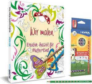 Buchcover Kreativ-Set: Wir malen - Kreative Auszeit für Mutter und Kind  | EAN 9783832802486 | ISBN 3-8328-0248-7 | ISBN 978-3-8328-0248-6