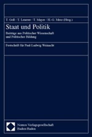 Buchcover Staat und Politik  | EAN 9783832903015 | ISBN 3-8329-0301-1 | ISBN 978-3-8329-0301-5