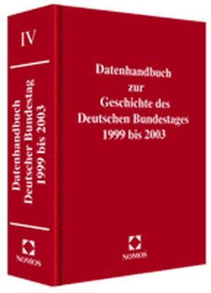 Datenhandbuch zur Geschichte des Deutschen Bundestages 1994 bis 2003