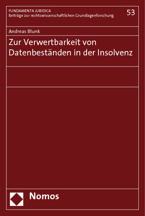 Buchcover Zur Verwertbarkeit von Datenbeständen in der Insolvenz  | EAN 9783832918873 | ISBN 3-8329-1887-6 | ISBN 978-3-8329-1887-3