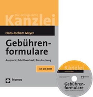 Buchcover Gebührenformulare | Hans-Jochem Mayer | EAN 9783832924904 | ISBN 3-8329-2490-6 | ISBN 978-3-8329-2490-4