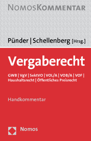 Buchcover Vergaberecht  | EAN 9783832926816 | ISBN 3-8329-2681-X | ISBN 978-3-8329-2681-6