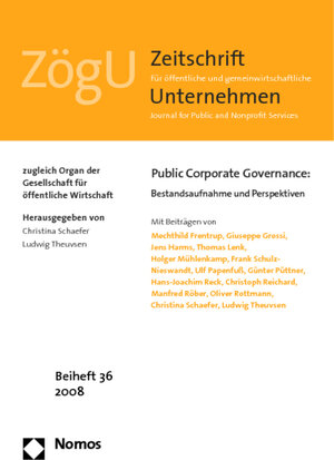 Buchcover Public Corporate Governance:  | EAN 9783832941185 | ISBN 3-8329-4118-5 | ISBN 978-3-8329-4118-5