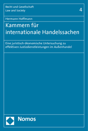 Buchcover Kammern für internationale Handelssachen | Hermann Hoffmann | EAN 9783832969226 | ISBN 3-8329-6922-5 | ISBN 978-3-8329-6922-6