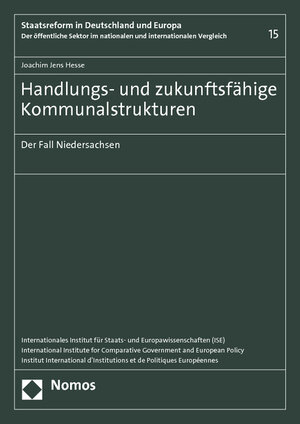 Buchcover Handlungs- und zukunftsfähige Kommunalstrukturen | Joachim Jens Hesse | EAN 9783832970734 | ISBN 3-8329-7073-8 | ISBN 978-3-8329-7073-4