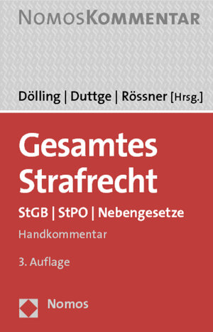 Buchcover Gesamtes Strafrecht  | EAN 9783832971298 | ISBN 3-8329-7129-7 | ISBN 978-3-8329-7129-8