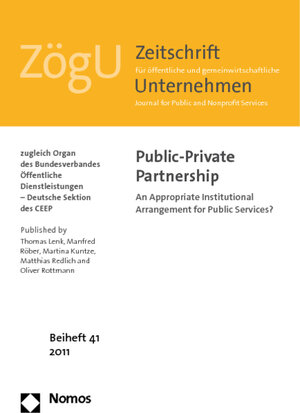 Buchcover Public-Private Partnership  | EAN 9783832972516 | ISBN 3-8329-7251-X | ISBN 978-3-8329-7251-6