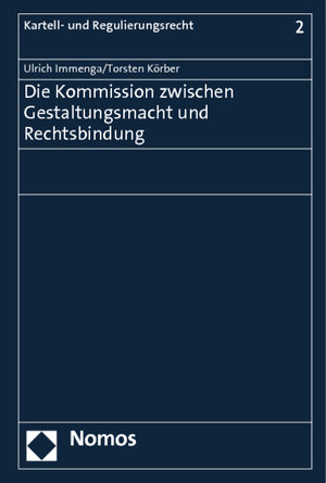 Buchcover Die Kommission zwischen Gestaltungsmacht und Rechtsbindung  | EAN 9783832975265 | ISBN 3-8329-7526-8 | ISBN 978-3-8329-7526-5