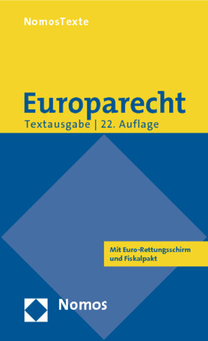 Buchcover Europarecht  | EAN 9783832978471 | ISBN 3-8329-7847-X | ISBN 978-3-8329-7847-1
