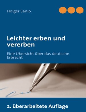 Buchcover Leichter erben und vererben  | EAN 9783833010965 | ISBN 3-8330-1096-7 | ISBN 978-3-8330-1096-5