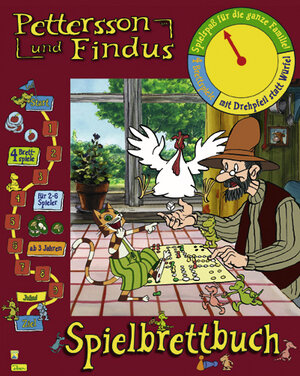 Pettersson und Findus. Spielbrettbuch 01. 4 Brettspiele für 2 - 6 Spieler ab 3 Jahren