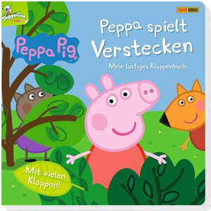 Buchcover Peppa Pig: Peppa spielt Verstecken - Mein lustiges Klappenbuch | Panini | EAN 9783833237331 | ISBN 3-8332-3733-3 | ISBN 978-3-8332-3733-1