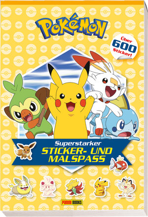 Buchcover Pokémon: Superstarker Sticker- und Malspaß | Panini | EAN 9783833239373 | ISBN 3-8332-3937-9 | ISBN 978-3-8332-3937-3