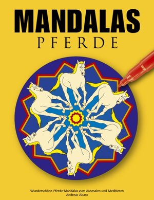 Buchcover Mandalas Pferde | Andreas Abato | EAN 9783833438219 | ISBN 3-8334-3821-5 | ISBN 978-3-8334-3821-9