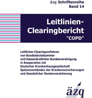 Buchcover Leitlinien-Clearingbericht "COPD"  | EAN 9783833459641 | ISBN 3-8334-5964-6 | ISBN 978-3-8334-5964-1