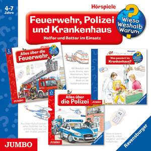 Buchcover Feuerwehr, Polizei und Krankenhaus - Helfer und Retter im Einsatz  | EAN 9783833733956 | ISBN 3-8337-3395-0 | ISBN 978-3-8337-3395-6