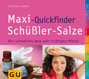Buchcover Maxi-Quickfinder Schüßler-Salze | Günther H. Heepen | EAN 9783833820557 | ISBN 3-8338-2055-1 | ISBN 978-3-8338-2055-7