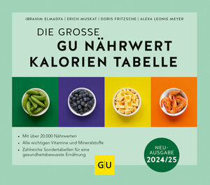 Buchcover Die große GU Nährwert-Kalorien-Tabelle 2024/25 | Ibrahim Elmadfa | EAN 9783833890406 | ISBN 3-8338-9040-1 | ISBN 978-3-8338-9040-6