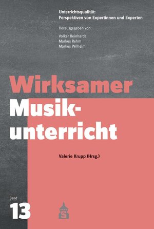 Buchcover Wirksamer Musikunterricht  | EAN 9783834020376 | ISBN 3-8340-2037-0 | ISBN 978-3-8340-2037-6