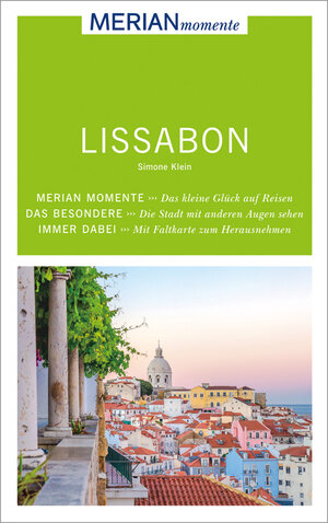 Buchcover MERIAN momente Reiseführer Lissabon | Simone Klein | EAN 9783834225726 | ISBN 3-8342-2572-X | ISBN 978-3-8342-2572-6