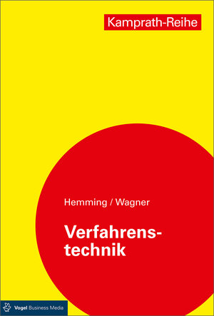 Buchcover Verfahrenstechnik | Werner Hemming | EAN 9783834334121 | ISBN 3-8343-3412-X | ISBN 978-3-8343-3412-1