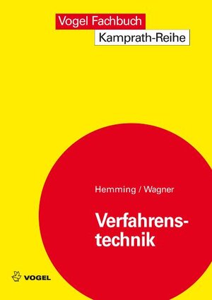 Buchcover Verfahrenstechnik | Werner Hemming | EAN 9783834361318 | ISBN 3-8343-6131-3 | ISBN 978-3-8343-6131-8