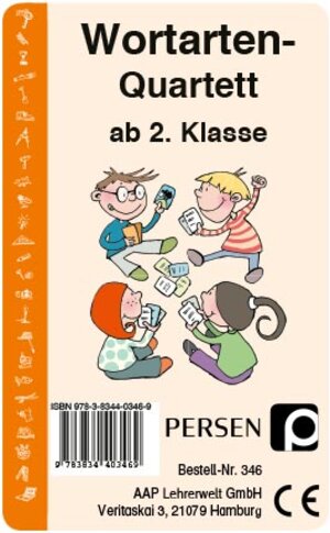Buchcover Das Wortarten-Quartett | Bernd Wehren | EAN 9783834403469 | ISBN 3-8344-0346-6 | ISBN 978-3-8344-0346-9