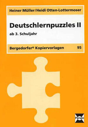Buchcover Deutschlernpuzzles II | Heiner Müller | EAN 9783834421104 | ISBN 3-8344-2110-3 | ISBN 978-3-8344-2110-4