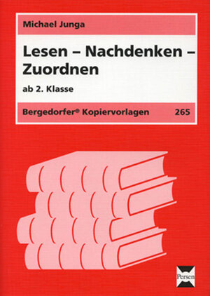 Buchcover Lesen - Nachdenken - Zuordnen | Michael Junga | EAN 9783834423238 | ISBN 3-8344-2323-8 | ISBN 978-3-8344-2323-8