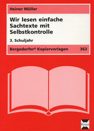 Buchcover Wir lesen einfache Sachtexte - 3. Klasse | Heiner Müller | EAN 9783834424778 | ISBN 3-8344-2477-3 | ISBN 978-3-8344-2477-8