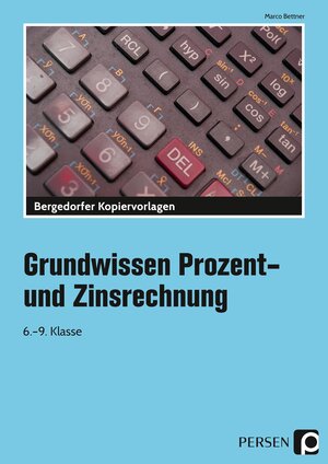 Buchcover Grundwissen Prozent- und Zinsrechnung | Marco Bettner | EAN 9783834426475 | ISBN 3-8344-2647-4 | ISBN 978-3-8344-2647-5