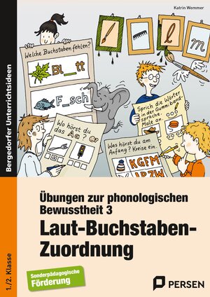 Buchcover Übungen zur phonologischen Bewusstheit 3 | Katrin Wemmer | EAN 9783834433169 | ISBN 3-8344-3316-0 | ISBN 978-3-8344-3316-9
