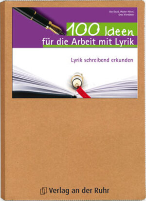 Buchcover 100 Ideen für die Arbeit mit Lyrik | Ute Geuß | EAN 9783834605092 | ISBN 3-8346-0509-3 | ISBN 978-3-8346-0509-2