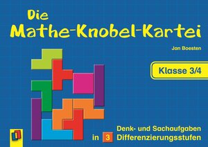 Buchcover Die Mathe-Knobel-Kartei – Klasse 3/4 | Jan Boesten | EAN 9783834607782 | ISBN 3-8346-0778-9 | ISBN 978-3-8346-0778-2