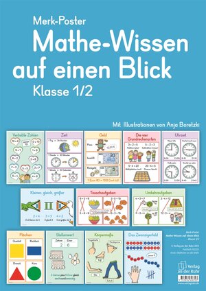 Buchcover Mathe-Wissen auf einen Blick – Klasse 1/2 | Redaktionsteam Verlag an der Ruhr | EAN 9783834608703 | ISBN 3-8346-0870-X | ISBN 978-3-8346-0870-3