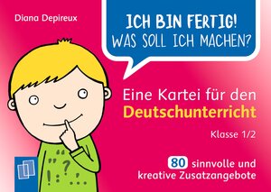Buchcover Eine Kartei für den Deutschunterricht – Klasse 1/2 | Diana Depireux | EAN 9783834641564 | ISBN 3-8346-4156-1 | ISBN 978-3-8346-4156-4