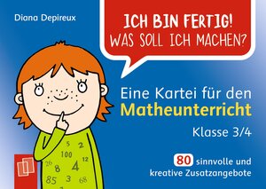Buchcover Eine Kartei für den Matheunterricht – Klasse 3/4 | Diana Depireux | EAN 9783834642837 | ISBN 3-8346-4283-5 | ISBN 978-3-8346-4283-7