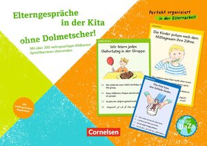 Buchcover Perfekt organisiert in der Elternarbeit / Elterngespräche in der Kita ohne Dolmetscher! | Raphaela Nachtmann | EAN 9783834651600 | ISBN 3-8346-5160-5 | ISBN 978-3-8346-5160-0
