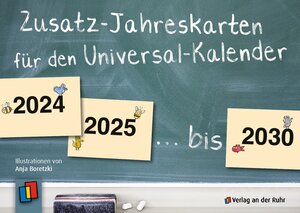 Buchcover Zusatz-Jahreskarten 2024 – 2030 für den Universal-Kalender  | EAN 9783834665546 | ISBN 3-8346-6554-1 | ISBN 978-3-8346-6554-6