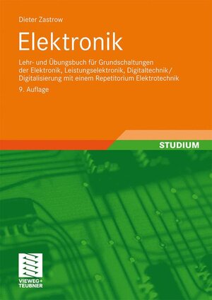 Buchcover Elektronik | Dieter Zastrow | EAN 9783834808875 | ISBN 3-8348-0887-3 | ISBN 978-3-8348-0887-5