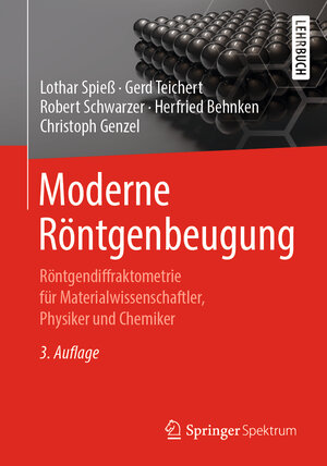 Buchcover Moderne Röntgenbeugung | Lothar Spieß | EAN 9783834812193 | ISBN 3-8348-1219-6 | ISBN 978-3-8348-1219-3