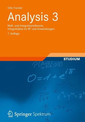 Buchcover Analysis 3 | Otto Forster | EAN 9783834823731 | ISBN 3-8348-2373-2 | ISBN 978-3-8348-2373-1