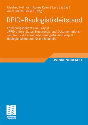 Buchcover RFID-Baulogistikleitstand  | EAN 9783834881632 | ISBN 3-8348-8163-5 | ISBN 978-3-8348-8163-2