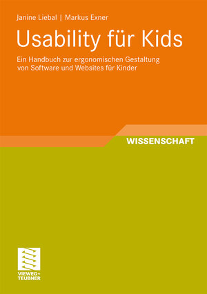 Buchcover Usability für Kids | Janine Liebal | EAN 9783834882066 | ISBN 3-8348-8206-2 | ISBN 978-3-8348-8206-6