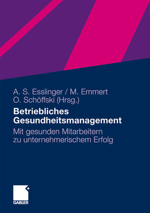 Buchcover Betriebliches Gesundheitsmanagement  | EAN 9783834920898 | ISBN 3-8349-2089-4 | ISBN 978-3-8349-2089-8