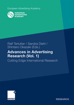 Buchcover Advances in Advertising Research (Vol. 1)  | EAN 9783834921116 | ISBN 3-8349-2111-4 | ISBN 978-3-8349-2111-6